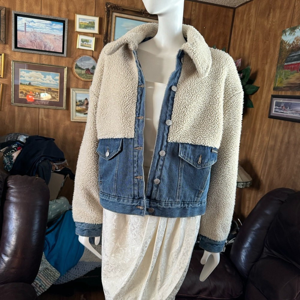 Calvin Klein Jeans Sherpa Denim Jacket
